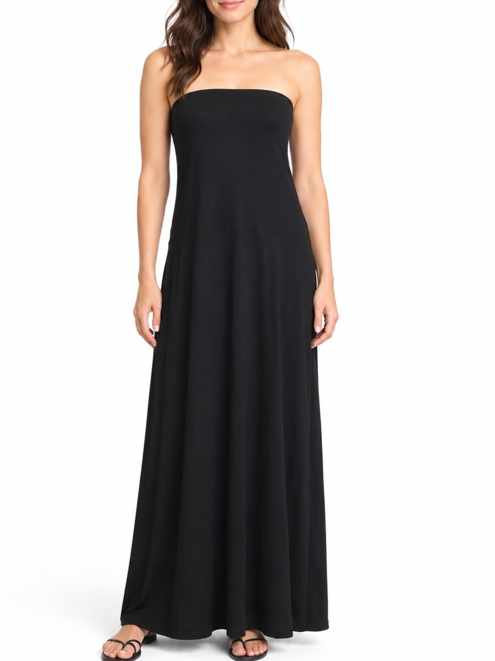 Gap Designed & Crafted XL Black Convertible Maxi Skirt Strapless Dress